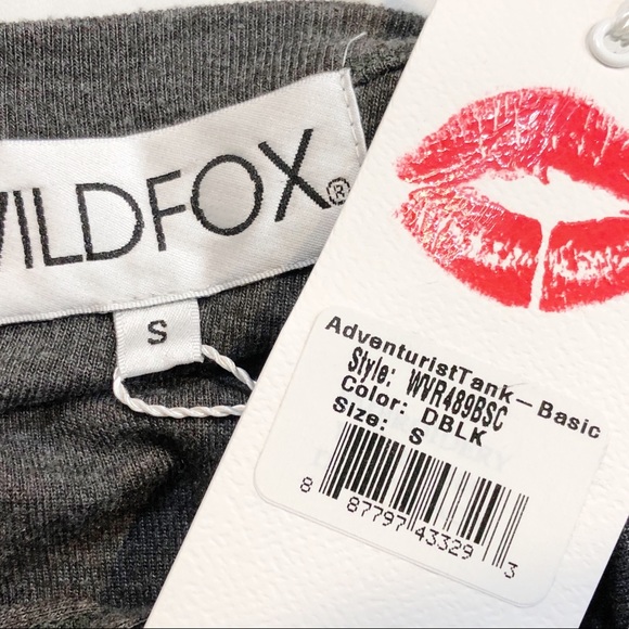 Wildfox Adventurist Halter Tank in Dark Gray NWT - Picture 5 of 5